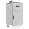 Image de Armoire De Cuisine Kalmar Gris Béton Bois D'ingénierie Vidaxl