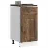 Image de Armoire De Cuisine Kalmar Chêne Fumé Bois D'ingénierie Vidaxl