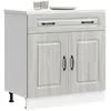 Image de vidaXL Armoire de cuisine Kalmar sonoma gris bois dingénierie 853503