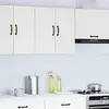 Image de Armoire Murale De Cuisine Kalmar Blanc Bois D'ingénierie Vidaxl