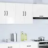 Image de Armoire Murale De Cuisine Kalmar Blanc Brillant Bois Ingénierie Vidaxl