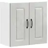 Image de Vidaxl armoire murale de cuisine kalmar gris béton bois d'ingénierie