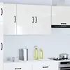Image de Armoire Murale De Cuisine Kalmar Blanc Brillant Bois Ingénierie Vidaxl