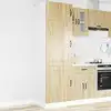 Image de Armoire De Cuisine Kalmar Chêne Sonoma Bois D'ingénierie Vidaxl