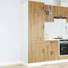 Image de Armoire De Cuisine Kalmar Chêne Artisanal Bois D'ingénierie Vidaxl