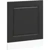 Image de Vidaxl panneau de lave-vaisselle kalmar noir 60x1,5x57 cm