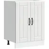 Image de Meuble De Base De Lavabo Lucca Blanc Bois D'ingénierie Vidaxl