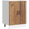 Image de Meuble De Base De Lavabo Lucca Vieux Bois Bois D'ingénierie Vidaxl