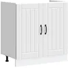 Image de vidaXL Meuble de base de lavabo Lucca blanc bois dingénierie 853687