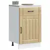 Image de Armoire De Cuisine Lucca Chêne Sonoma Bois Ingénierie Vidaxl
