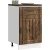Image de Armoire De Cuisine Lucca Chêne Fumé Bois Ingénierie Vidaxl