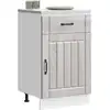 Image de Armoire De Cuisine Lucca Sonoma Gris Bois Ingénierie Vidaxl