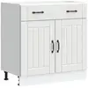 Image de Vidaxl armoire de cuisine lucca blanc bois d'ingénierie