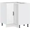 Image de Vidaxl armoire d'angle de cuisine lucca blanc bois d'ingénierie
