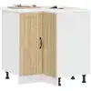 Image de Armoire D'angle De Cuisine Lucca Chêne Sonoma Bois D'ingénierie Vidaxl