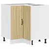 Image de Vidaxl armoire d'angle de cuisine lucca chêne sonoma bois d'ingénierie