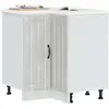 Image de Armoire D'angle De Cuisine Lucca Gris Béton Bois D'ingénierie Vidaxl