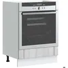 Image de vidaXL Armoire de four Lucca sonoma gris bois dingénierie 853763