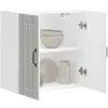 Image de Armoire Murale De Cuisine Lucca Blanc Bois D'ingénierie Vidaxl