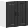 Image de Vidaxl armoire murale de cuisine lucca noir bois d'ingénierie