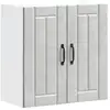 Image de Vidaxl armoire murale de cuisine lucca gris béton bois ingénierie