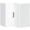 Image de Vidaxl armoire d'angle murale de cuisine lucca blanc bois d'ingénierie