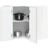 Image de vidaXL Armoire dangle murale de cuisine Lucca chêne sonoma armoire murale de cuisine meuble dangle mural armoire de 853860