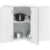 Image de vidaXL Armoire dangle murale de cuisine Lucca chêne artisanal armoire murale de cuisine meuble dangle mural armoire de 853866