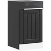 Image de vidaXL Panneau de lave-vaisselle Lucca noir bois dingénierie 853888