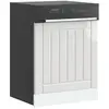 Image de Panneau De Lave-vaisselle Lucca Blanc Brillant Bois Ingénierie Vidaxl