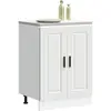 Image de Armoire De Cuisine Porto Blanc Bois D'ingénierie Vidaxl