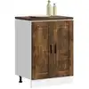 Image de Armoire De Cuisine Porto Chêne Fumé Bois D'ingénierie Vidaxl