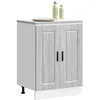 Image de vidaXL Armoire de cuisine Porto sonoma gris bois dingénierie 853923