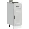 Image de Armoire De Cuisine Porto Gris Béton Bois D'ingénierie Vidaxl