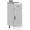 Image de Armoire De Cuisine Porto Sonoma Gris Bois D'ingénierie Vidaxl