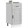 Image de Armoire De Cuisine Porto Sonoma Gris Bois D'ingénierie Vidaxl