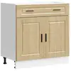 Image de Vidaxl armoire de cuisine porto chêne sonoma bois d'ingénierie