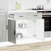 Image de vidaXL Armoire de cuisine Porto sonoma gris bois dingénierie 853983