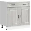 Image de Vidaxl armoire de cuisine porto sonoma gris bois d'ingénierie