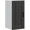 Image de Armoire Murale De Cuisine Porto Noir Bois D'ingénierie Vidaxl