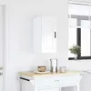 Image de vidaXL Armoire murale de cuisine Porto blanc brillant bois ingénierie 854019