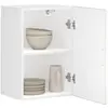Image de Armoire Murale De Cuisine Porto Blanc Bois D'ingénierie Vidaxl