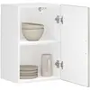 Image de Armoire Murale De Cuisine Porto Gris Béton Bois D'ingénierie Vidaxl