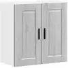 Image de Armoire Murale De Cuisine Porto Sonoma Gris Bois D'ingénierie Vidaxl