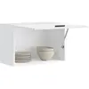 Image de Armoire Murale De Cuisine Porto Blanc Brillant Bois Ingénierie Vidaxl