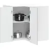 Image de Armoire D'angle Murale De Cuisine Porto Sonoma Gris Vidaxl