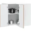 Image de Armoire D'angle Murale De Cuisine Porto Vieux Bois Vidaxl
