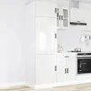 Image de vidaXL Armoire de cuisine Porto blanc brillant bois dingénierie 854109