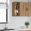 Image de Armoire Suspendue "riga" Chêne Artisanal 20 X 29,5 X 60 Cm Bois D'ingénierie Vidaxl