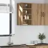Image de Armoire Suspendue "riga" Chêne Artisanal 30 X 29,5 X 60 Cm Bois D'ingénierie Vidaxl